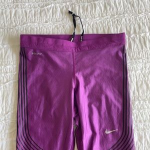 Nike purple capri leggings.